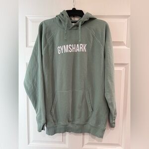 Gymshark Sage Green Hoodie Men’s Medium Sweatshirt Athletic Workout Weightlift